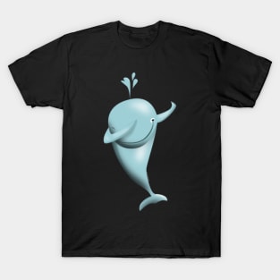 Dabbing Shirt Funny Dabbing Cute Whale T Shirt T-Shirt